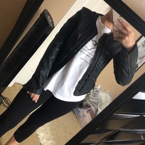 Leather jacket